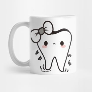 cute tooth fairy cartoon , not happy, sad Mug